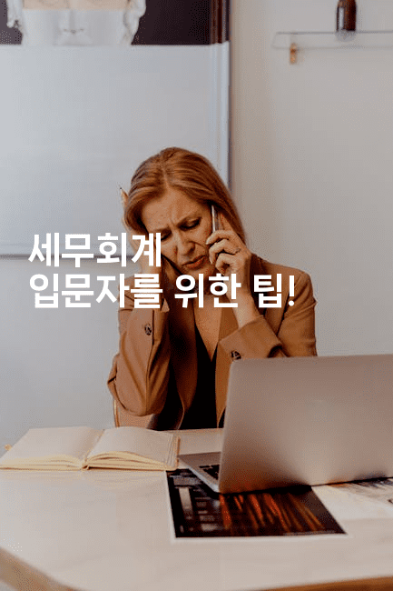 세무회계 입문자를 위한 팁!