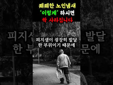 퀘퀘한 노인냄새 ‘이렇게’ 하시면 말끔히 사라집니다 | 인생조언ㅣ노후준비ㅣ노후대비ㅣ은퇴 |  행복한 노후를 준비하는 방법 | 행복한노후 | 노후| 노년